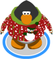 The Silly Snowman Sweater in-game.