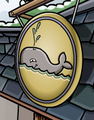 The Whale gong, located in the Ninja Hideout.