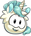 White Unicorn Puffle