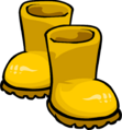 Yellow Rubber Boots