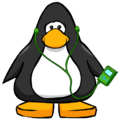 The Green MP3000 on a player card.