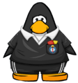 The Referee Uniform on a player card.