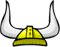 Gold Viking Helmet