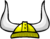 Gold Viking Helmet