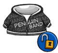 Black Penguin Band Hoodie