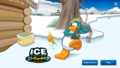 Start screen on the Club Penguin app.