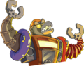 Proto-Bot on the issue 392 of the Club Penguin Times