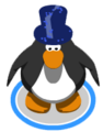 The Dazzling Blue Top Hat in-game.