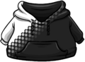White Hoodie with black dots