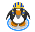 The Pharaoh Headdress in-game.
