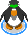 The Frankenpenguin Hat in-game.