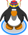 The Golden Feather Crown in-game.