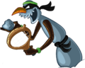 Scrap, a villain in Card-Jitsu Snow.
