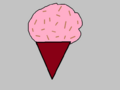 Strawberry with sprinkles. Cost: 1000BG