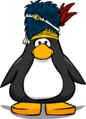 The Commander's Hat on a player card.