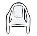 White Plastic Chair