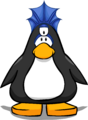 The Blue Monster Head Fin on a player card.