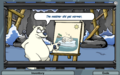 Herbert possibly passing by the Rockhopper Island.
