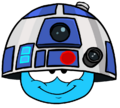 The R2-D2 Helmet on the puffle card.