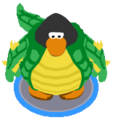 The Swamp Monster Costume in-game.