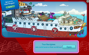 The map of the cruise.