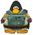 The Boba Fett Costume on a player card.