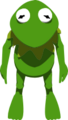 Kermit in-game.