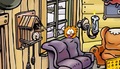 Orange puffle seen before the Puffle Party 2010.