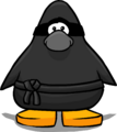 A typical ninja look in a player card.