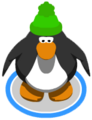 The Green Pom Pom Toque in-game.