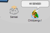 An almost clear picture of Sensei.
