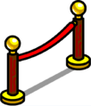 The Velvet Rope oriented towards right.