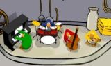 The Club Penguin Band in the Dance Club at the 2007 Western Party.