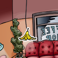 The pin's location.
