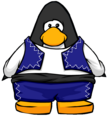 The Blue Torero Suit on a player card.