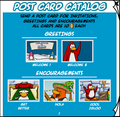 An old version of the postcard catalog from 2007.