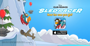 Club Penguin's homepage (Slide 1).