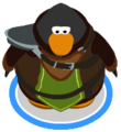 The Stout Warrior Armor in-game.