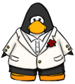 The White Tuxedo on a player card.