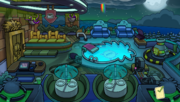 The Puffle Hotel Roof