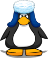The Blue Holiday Cap on a player card.