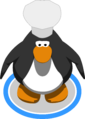 The Chef Hat in-game.