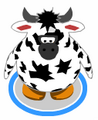 The Cow Costume in-game.