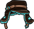 Brown Teal Cap Secret item