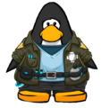 The Puffle Field Medic Outfit on a player card.