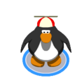 The Red Propeller Cap in-game.