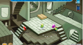 What the room looks like when it is not upside down.
