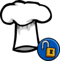 The unlockable version of the Chef Hat.