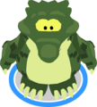 The Crock Costume in-game.