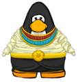 The Tomb King Costume on a player card.